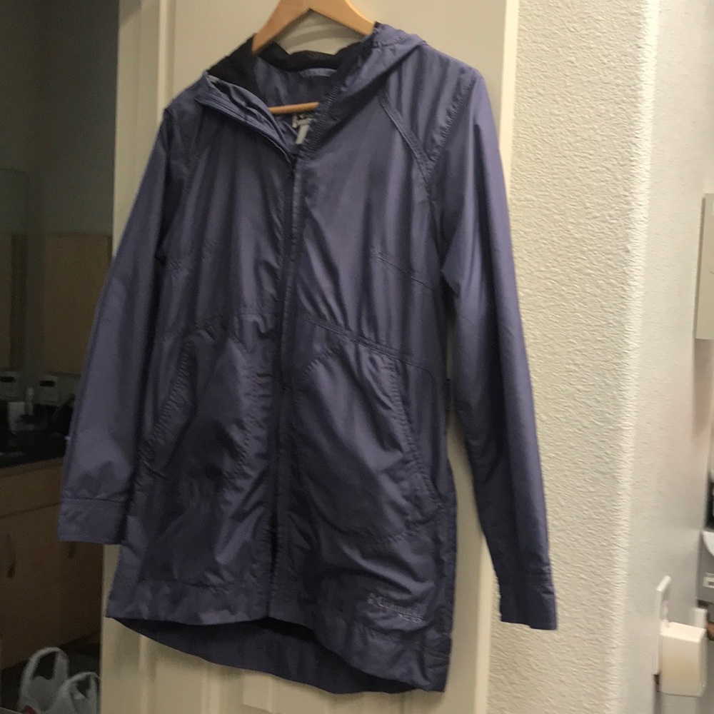 Columbia hooded light eight woman XS wind coat